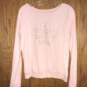 Hollister- Medium- pink sweatshirt